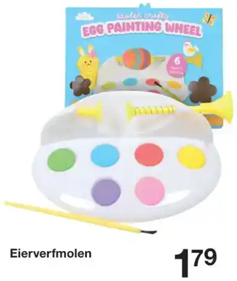 Zeeman Eierverfmolen aanbieding