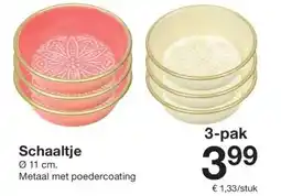 Zeeman Schaaltje aanbieding