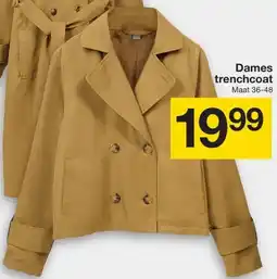 Zeeman Dames trenchcoat aanbieding