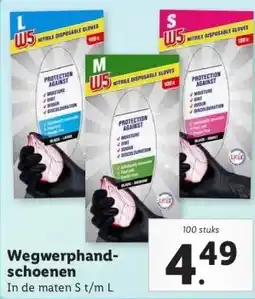 Lidl Wegwerphand- schoenen aanbieding