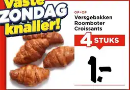 Vomar Voordeelmarkt Versgebakken Roomboter Croissants aanbieding