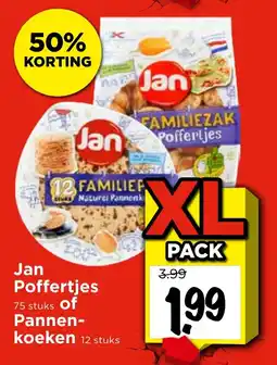 Vomar Voordeelmarkt Jan Poffertjes of Pannen koeken x aanbieding