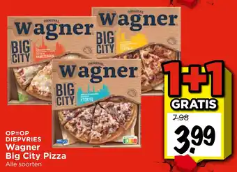 Vomar Voordeelmarkt Wagner Big City Pizza aanbieding