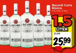 Vomar Voordeelmarkt Bacardi Carta Blanca aanbieding