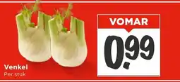 Vomar Voordeelmarkt Venkel Per stuk aanbieding