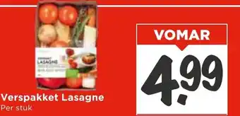 Vomar Voordeelmarkt Verspakket Lasagne aanbieding