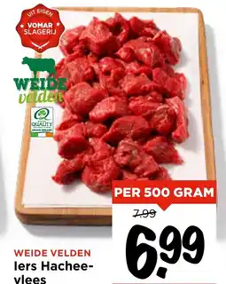 Vomar Voordeelmarkt Lers Hachee vlees aanbieding