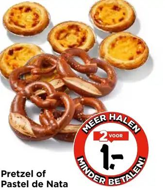 Vomar Voordeelmarkt Pretzel of Pastel de Nata aanbieding