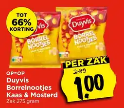 Vomar Voordeelmarkt Duyvis Borrelnootjes Kaas & Mosterd aanbieding