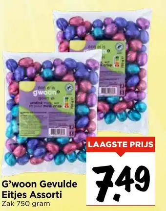 Vomar Voordeelmarkt G'woon Gevulde Eitjes Assorti aanbieding