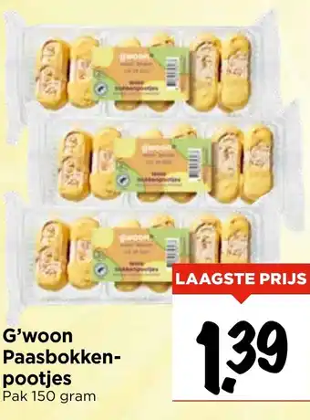 Vomar Voordeelmarkt G'woon Paasbokken- pootjes aanbieding