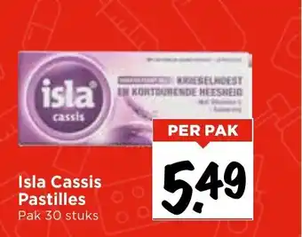 Vomar Voordeelmarkt Isla Cassis Pastilles aanbieding