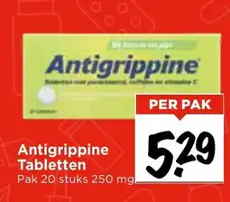 Vomar Voordeelmarkt Antigrippine Tabletten aanbieding