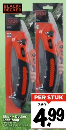 Vomar Voordeelmarkt Black+Decker Snoeizaag aanbieding