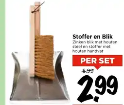 Vomar Voordeelmarkt Stoffer en Blik aanbieding