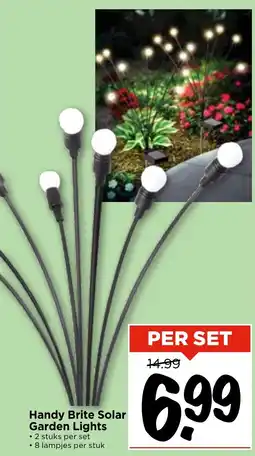 Vomar Voordeelmarkt Handy Brite Solar Garden Lights aanbieding