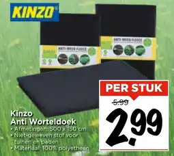 Vomar Voordeelmarkt KINZO Anti Worteldoek aanbieding