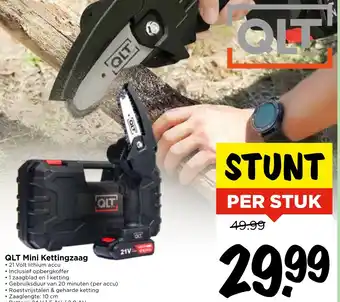 Vomar Voordeelmarkt QLT Mini Kettingzaag aanbieding