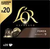 Bol.com Koffiecups l'or espresso forza 20st aanbieding