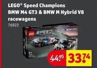 Kruidvat LEGO® Speed Champions BMW M4 GT3 & BMW M Hybrid V8 racewagens aanbieding