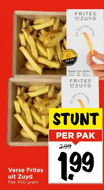 Vomar Voordeelmarkt Verse frites uit zuyd aanbieding