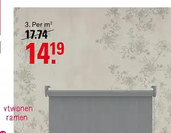 Karwei Vtwonen fotobehang, Wild flower concretel aanbieding