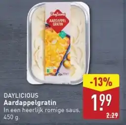 ALDI DAYLICIOUS Aardappelgratin aanbieding