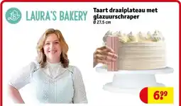 Kruidvat Taart draaiplateau met glazuurschraper aanbieding