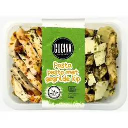 Albert Heijn Cucina Pasta pesto met gegrilde kip aanbieding