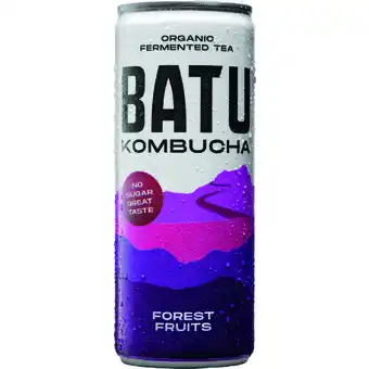 Albert Heijn Batu Kombucha forest fruits aanbieding