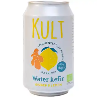 Albert Heijn Kult Water kefir ginger & lemon aanbieding