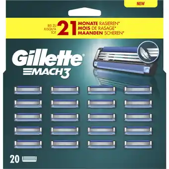 Albert Heijn Gillette Mach3 scheermesjes aanbieding