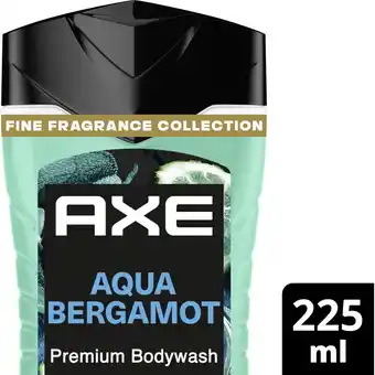 Albert Heijn Axe Aqua bergamot + fine fragrance showergel aanbieding