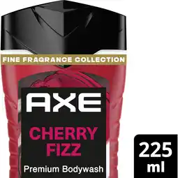 Albert Heijn Axe Cherry fizz + fine fragrance showergel aanbieding