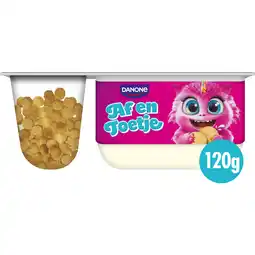 Albert Heijn Danone Af en toetje yoghurt met vanille smaak aanbieding