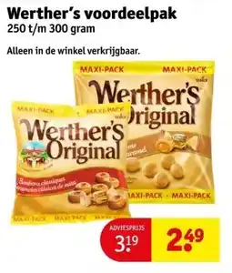 Kruidvat Werther's voordeelpak aanbieding