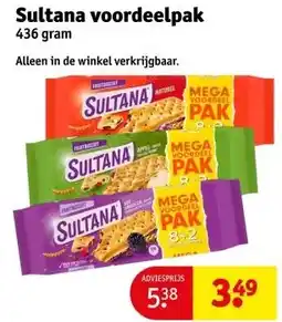 Kruidvat Sultana voordeelpak aanbieding