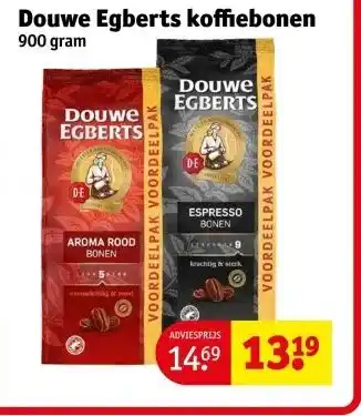 Kruidvat Douwe Egberts koffiebonen aanbieding