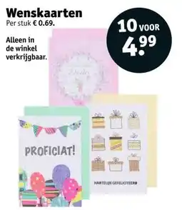 Kruidvat Wenskaarten aanbieding