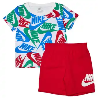 Foot Locker Nike Aop Unisex Trainingspakken - Rood - Maat: 74 - 80 CM - Katoen Jersey - Foot Locker aanbieding