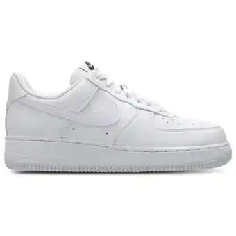 Foot Locker Nike Air Force Dames Schoenen - Wit - Maat: 38.5 - Leer, Textil - Foot Locker aanbieding