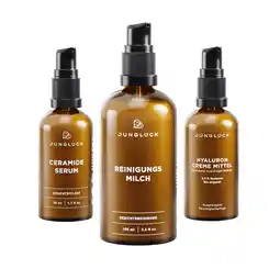 Douglas Junglück Reinigingsmelk Ceramide Serum Hyaluron Crème Medium Set aanbieding