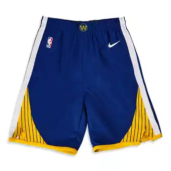 Foot Locker Nike NBA Unisex Korte Broeken - Blauw - Maat: 127 - 145 CM - Poly Mesh - Foot Locker aanbieding