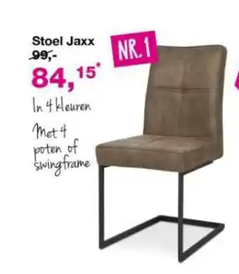 De Bommel Meubelen Stoel Jaxx aanbieding