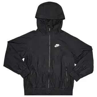 Foot Locker Nike Repellent Windrunner Unisex Jassen - Zwart - Maat: 122 - 128 CM - Foot Locker aanbieding