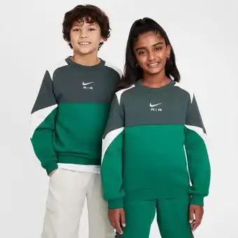 Foot Locker Nike Air Unisex Sweatshirts - Groen - Maat: 147 - 158 CM - Foot Locker aanbieding