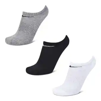 Foot Locker Nike No Show 3 Pack Unisex Sokken - Wit - Maat: 34 - 38 - Foot Locker aanbieding