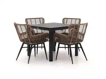 Kees Smit Intenso Asti/La Fonte 90cm dining tuinset 5-delig aanbieding