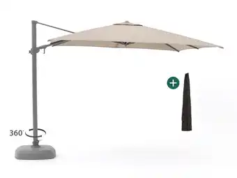 Kees Smit Shadowline Austin zweefparasol 300x300cm aanbieding