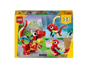 Lidl LEGO Creator 3-in-1 31145 Rode Draak aanbieding